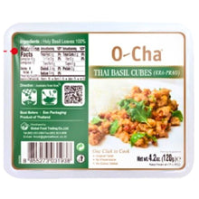 Load image into Gallery viewer, Cubos de albahaca tailandesa | Thai Basil Cubes (Frozen) 120g Kra Prao