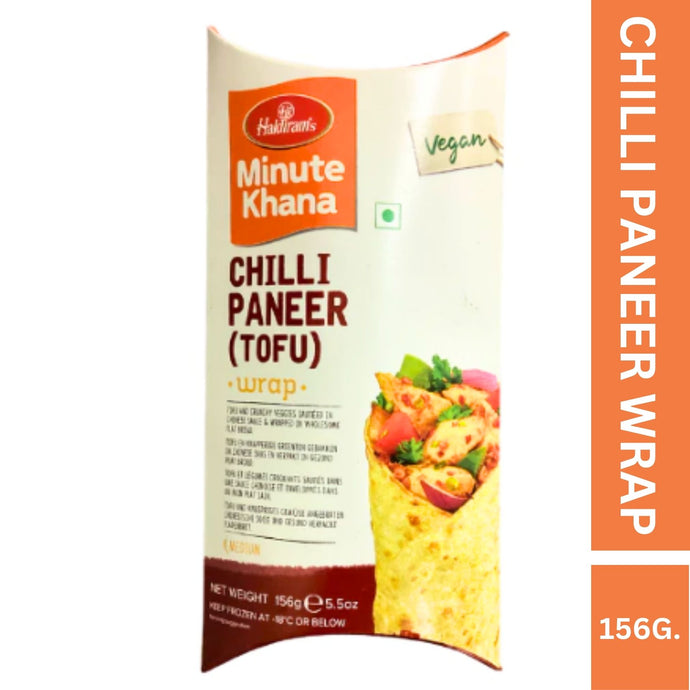 Wrap o Rollo de Paneer Picante (Vegano) | Chilli Paneer Wrap (Vegan) 156g Haldiram