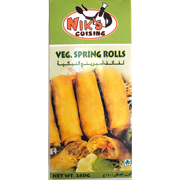 Rollos de Verduras | Vegetable Spring Rolls 240g Nik's