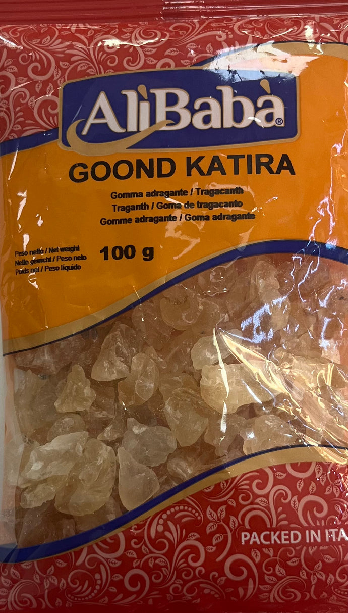 Tragacanto Indio de la goma | Indian Gum Tragacanth | Goond Katira (Edible Gum )100g a.b.