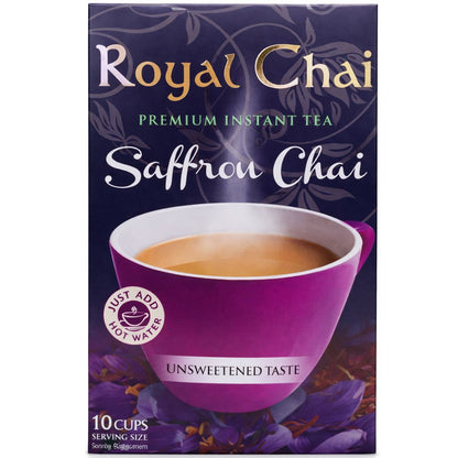 Te instantáneo "Chai" de Azafran | Instant Tea Saffron Unsweetened Chai 10sachet*180g Royal