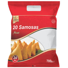 Cargar imagen en el visor de la galería, Samosa de Cordero de Listo Para Comer | Meat Samosa 700g/20pcs. Crown