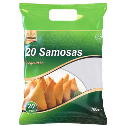Potato and Pea Samosas | Vegetable Samosa 700g/20 pcs. Crown