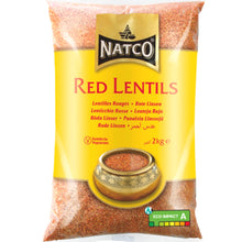 Cargar imagen en el visor de la galería, Lentejas Rojas (Lens culinaris) | Red Lentils | Masoor dal 2kg Natco