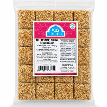 Turron De Sésamo | Til Chikki Gajak (Sesame Bar) 200g KRG