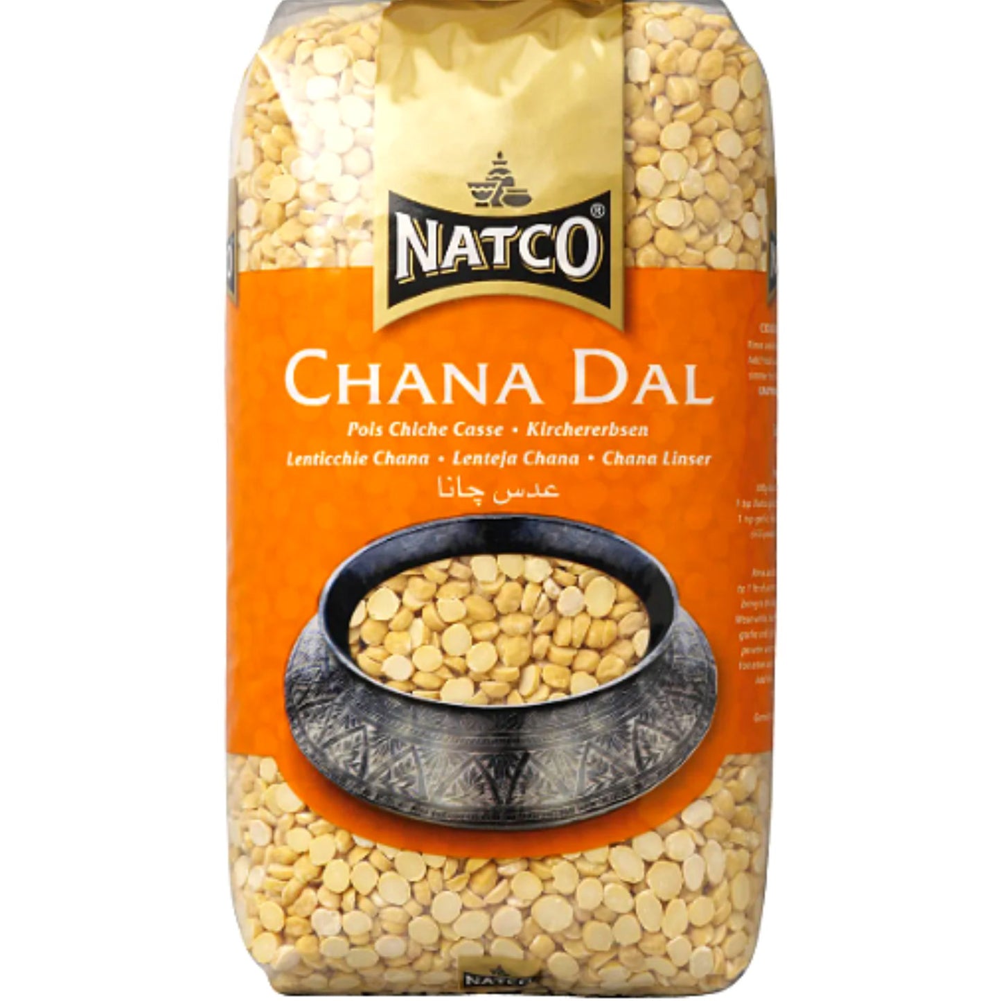 Split chickpeas | Split Chickpeas | Chana dal 1kg Natco