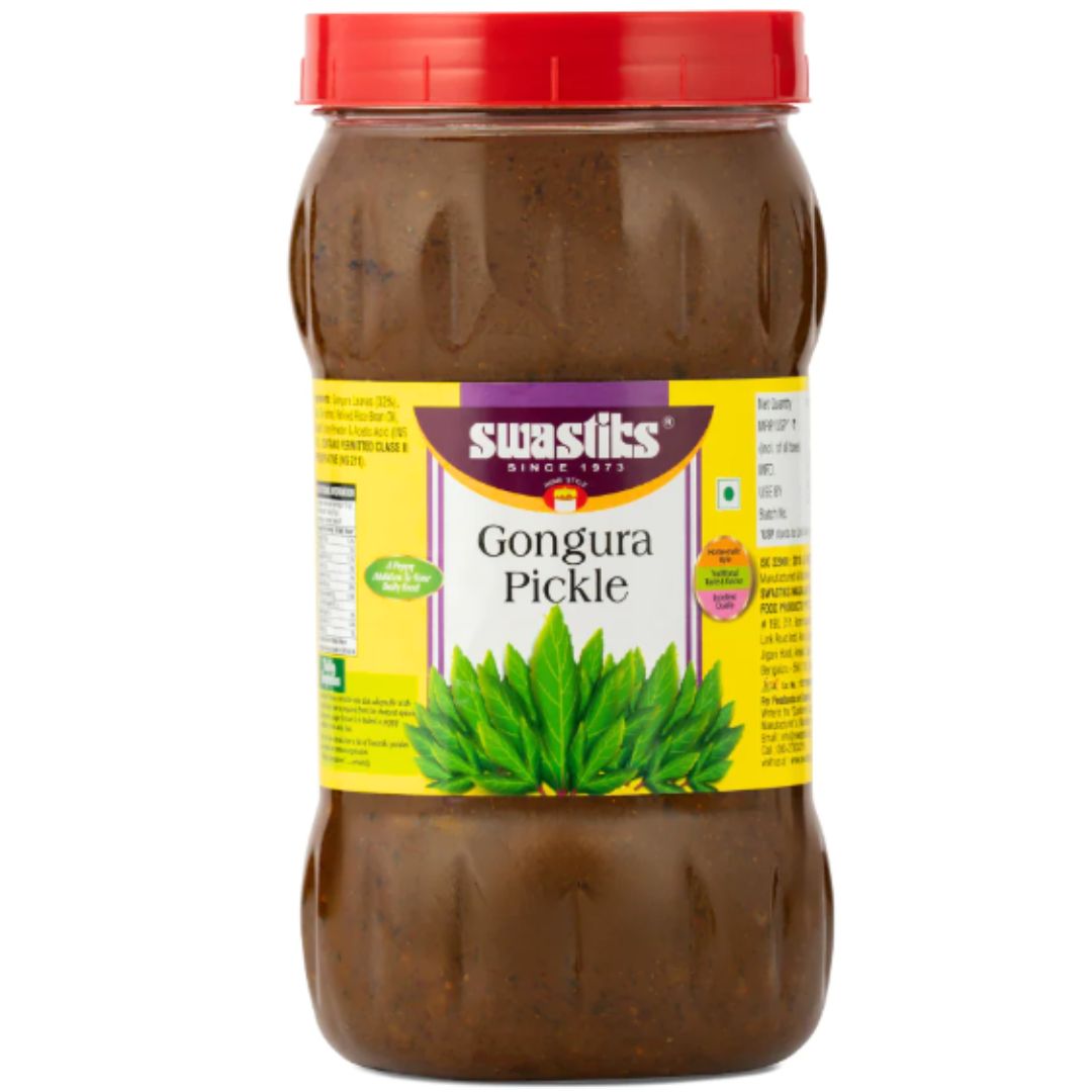 Pickle de Gongura (encurtido) | Gongura pickle 300g Swastiks (BB - 17thMar'26)