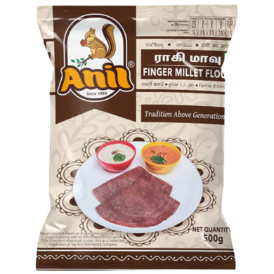 Harina de Mijo Africano | Finger millet flour | Ragi Flour (Nachni Atta) 500g Anil