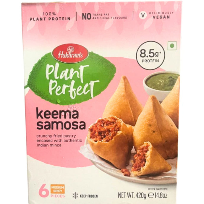 Samosas de Planta perfecta keema | Keema Plant Perfect veg. Samosa 420g/6pcs. Haldiram