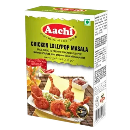 Especias para Pollo Lollypop | Chicken Lollypop Masala 100g Aachi