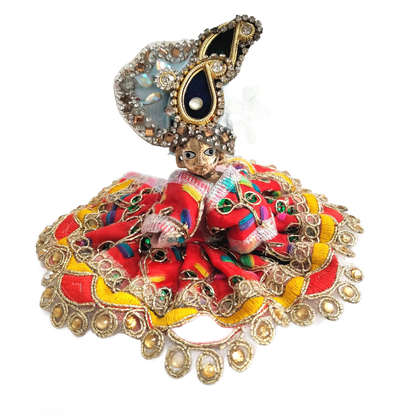 Head decoration | Designer Crown for god | Designer Mukut for pooja (size 0)