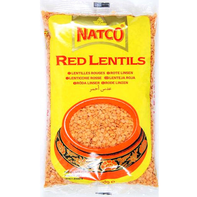 Lentejas Rojas (Lens culinaris) | Red Lentils | Masoor dal 500g Natco