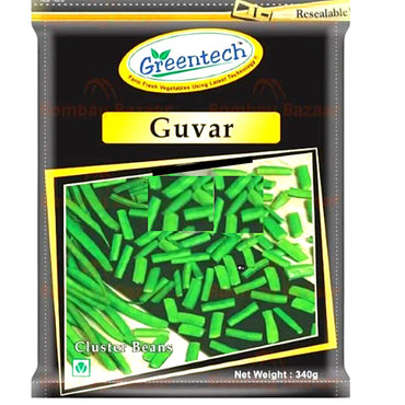 Judias Verdes Corto (Congelado) | Cluster bean | Guar (Guvar) 340g Greentech (Frozen)