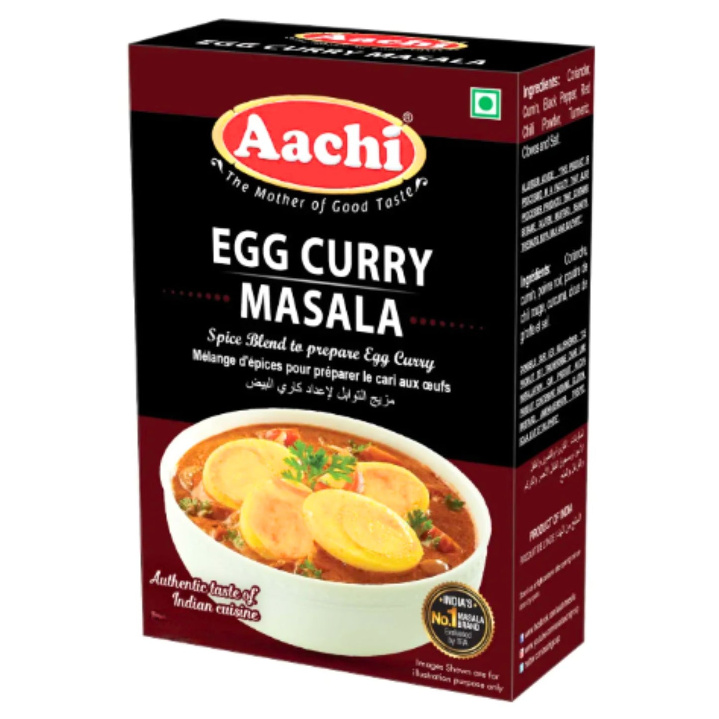 Especias para Curry de Huevo | Egg Curry Masala 100g Aachi