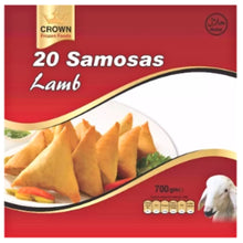 Cargar imagen en el visor de la galería, Samosa de Cordero de Listo Para Comer | Meat Samosa 700g/20pcs. Crown