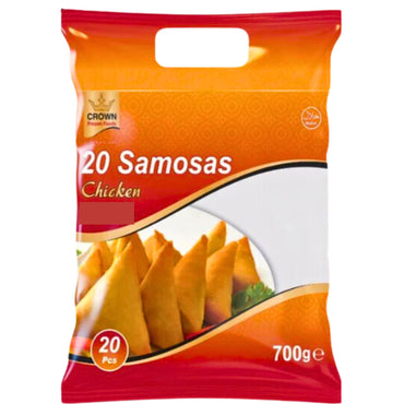 Samosa de Pollo (Congelado) | Chicken Samosa 700g/20pcs. Crown (Frozen)