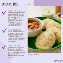 Load image into Gallery viewer, Rava Idli mix by Gits – A quick and easy breakfast idea: Indulga en la bondad de ingredientes vegetarianos puros con la mezcla de Gits Rava Idli de 200 g. Libre de aditivos artificiales, ¡es una opción saludable para cualquier comida del día!