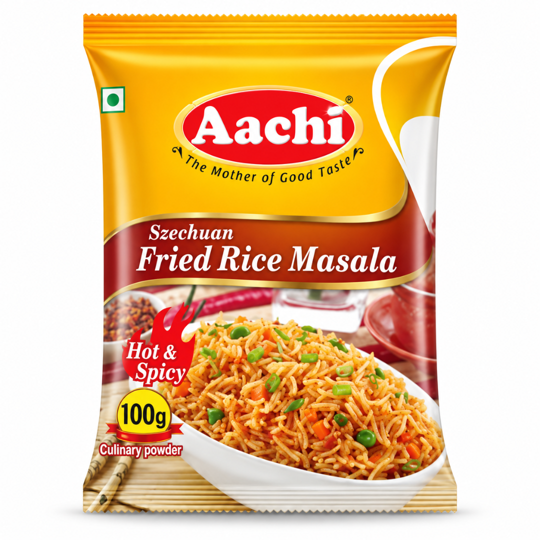Preparado para arroz frito Schezwan | Schezwan Fried Rice Masala 100g Aachi