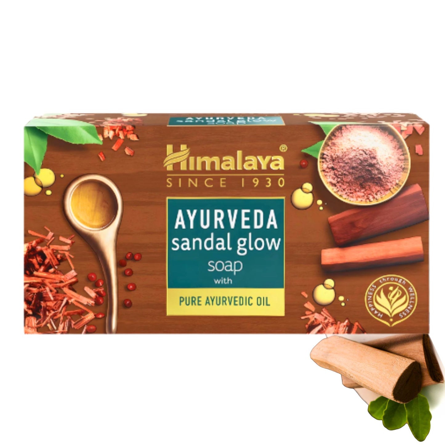 Jabón Ayurvédico de Sándalo | Sandal Ayurveda Glow Soap 125g Himalaya