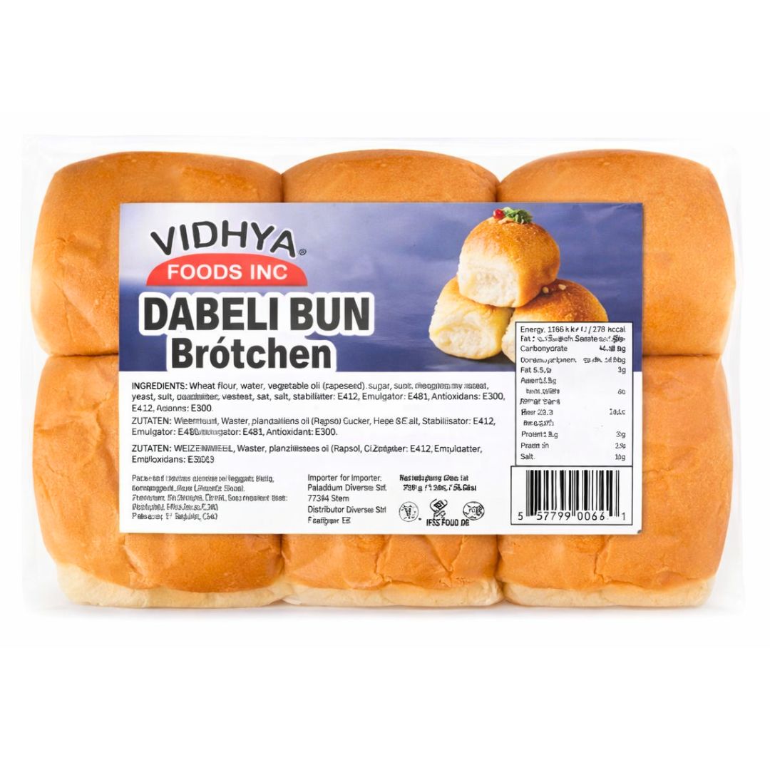 Panecillo suave para Dabeli | Dabeli Bun Pav 700g/ 12pcs. Vidhya