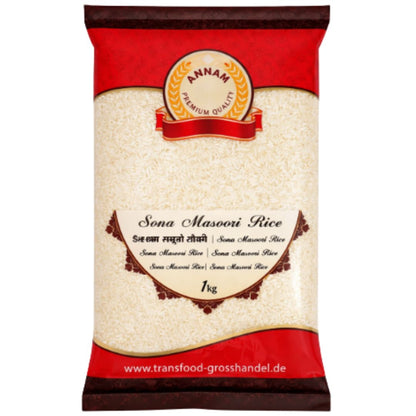 Arroz Sona Masoori | Sona Masoori Rice 1kg Annam