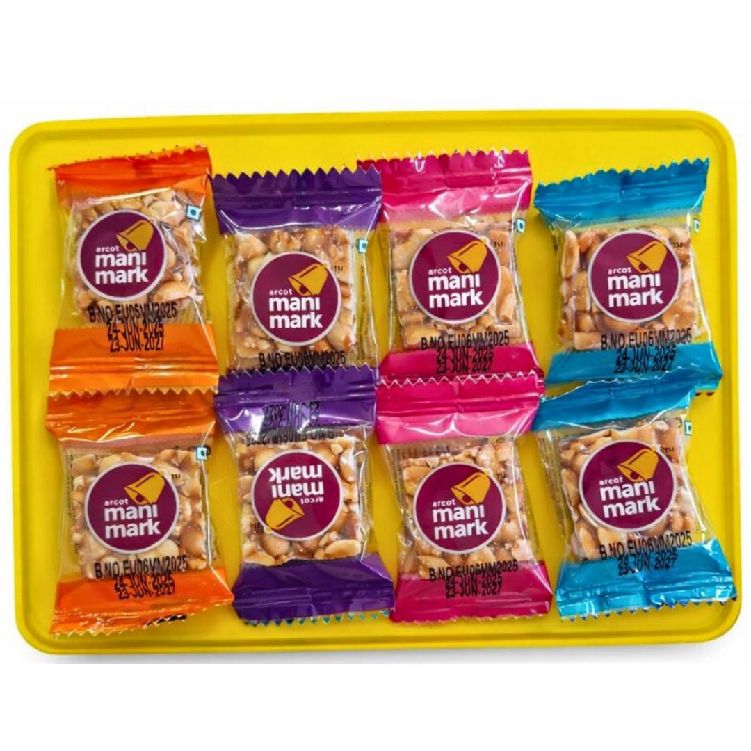 Dulce Turrón de Cacahuetes | Chikki Peanut 55g/8pcs. Manimark