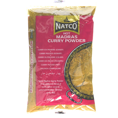 Curry De Madras Picante | Madras Curry Powder Hot 400g Natco