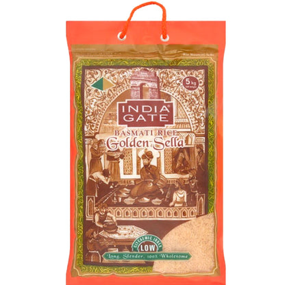 Basmati Rice "India Gate Golden Sella" | Sella Basmati Rice 5kg "India Gate Golden Sella"