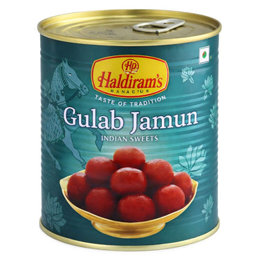 Dulce Bolas de leche frita en sirope con agua de rosas | Gulab Jamun 1kg Haldiram