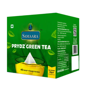 Té verde con bolsitas de té | Green tea with tea bags of 40 bags/80g Samaara Prydz