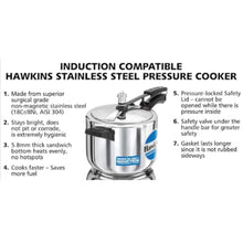 Load image into Gallery viewer, Olla de presion | Pressure Cooker (Stainless Steel) Hawkins 5Ltr. (Gas+Induccion) HSS50