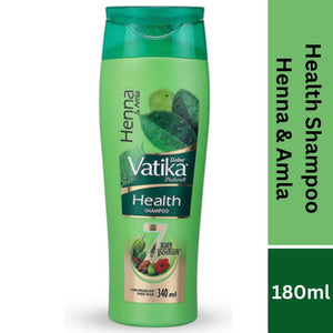 Champú ayurvédico de henna y amla | Ayurvedic Henna & Amla Health Shampoo 180ml Vatika