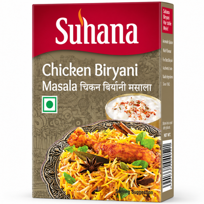 Especias para Arroz | Chicken Biryani Masala 100g Suhana