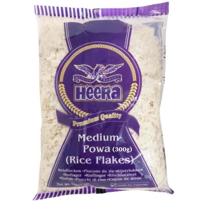 Copos de Arroz | Rice Flakes | Poha 300g Heera