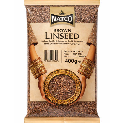 Semilla de Lino | Flax Seed | Alsi Seeds (Linseed) 400g Natco