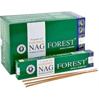 Incienso | Incense Stick Golden Nag Forest (Masala Agarbatti ) 15g Vijayshree