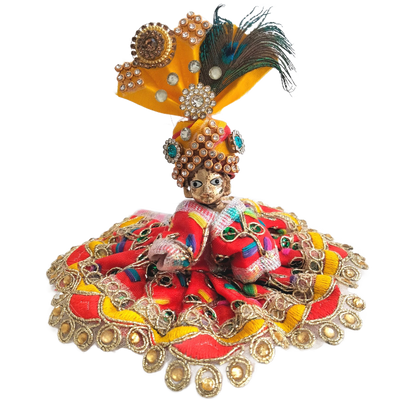 Head decoration | Designer Crown for god | Designer Mukut for pooja (size 0)
