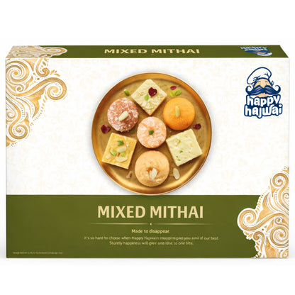 Assorted traditional sweets | Mithai Mix | Happy Halwai Mithai Mix 300g