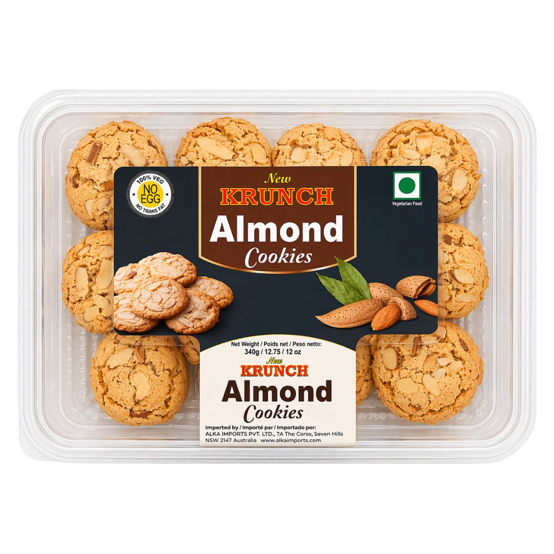 Galletas de Almendra | Almond Cookies (Vegetarian) 340g New Krunch