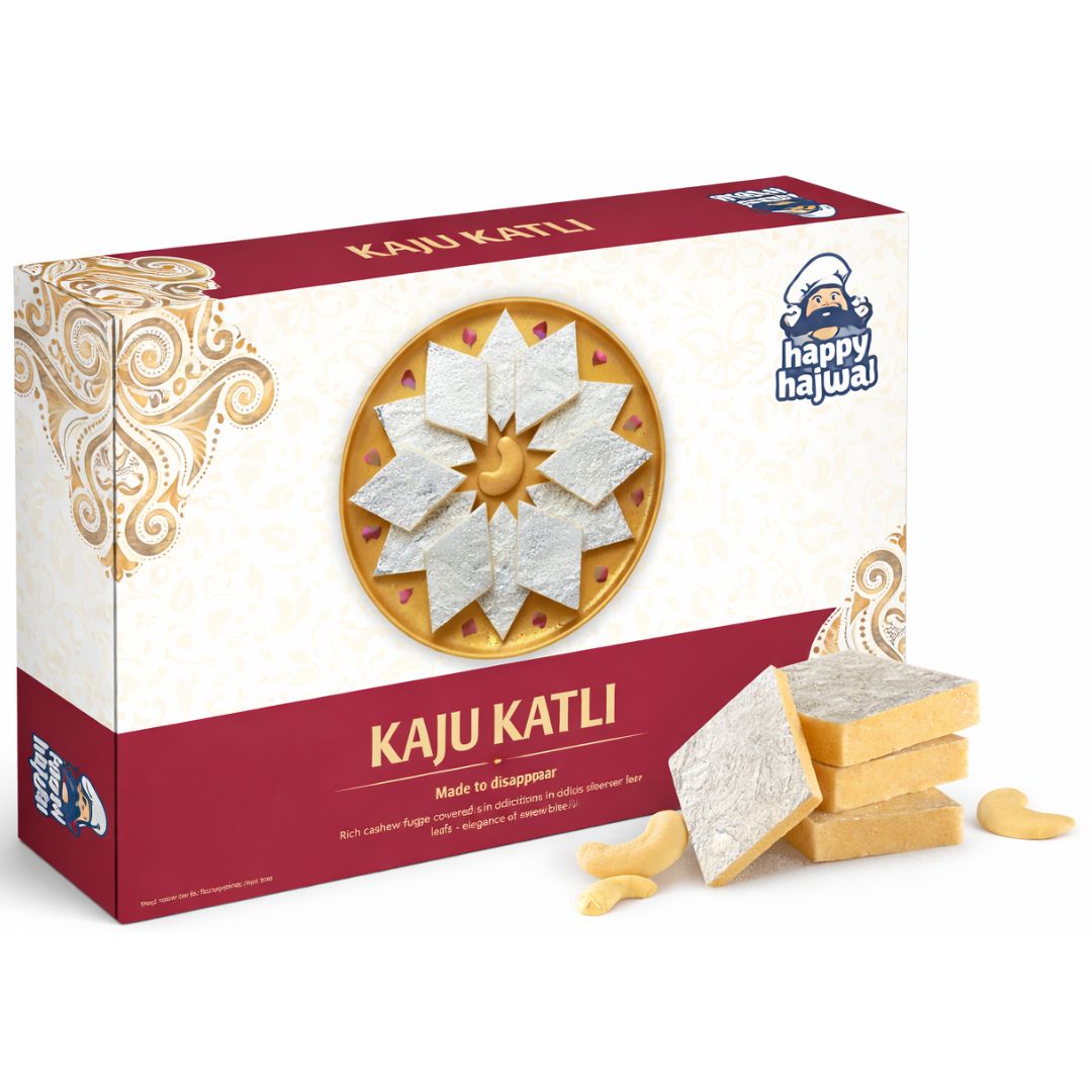 Dulce de Anacardo | Kaju Katli | Kaju Burfi 300g Happy Halwai