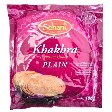 Aperitivos Khakhra | Khakhra Plain 180g Schani