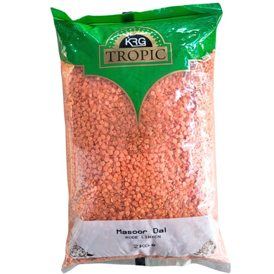 Lentejas Rojas (Lens culinaris) | Red Lentils | Masoor dal 2kg KRG