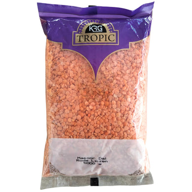 Lentejas Rojas (Lens culinaris) | Red Lentils | Masoor dal 500g KRG