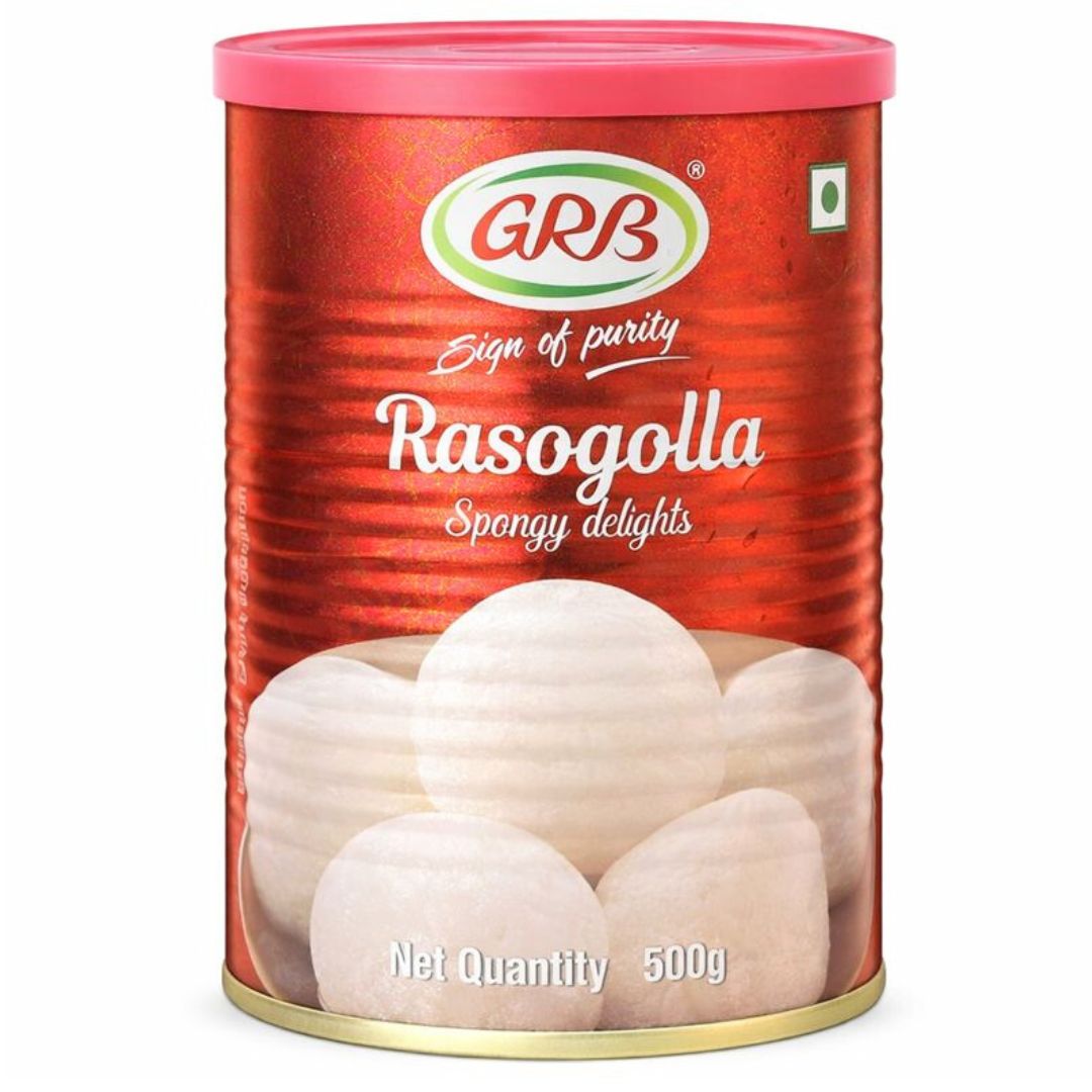 Dulce Buñuelos esponjosos de requeson Rasgulla de rosas | Rasogolla (Rasgulla) 500g GRB