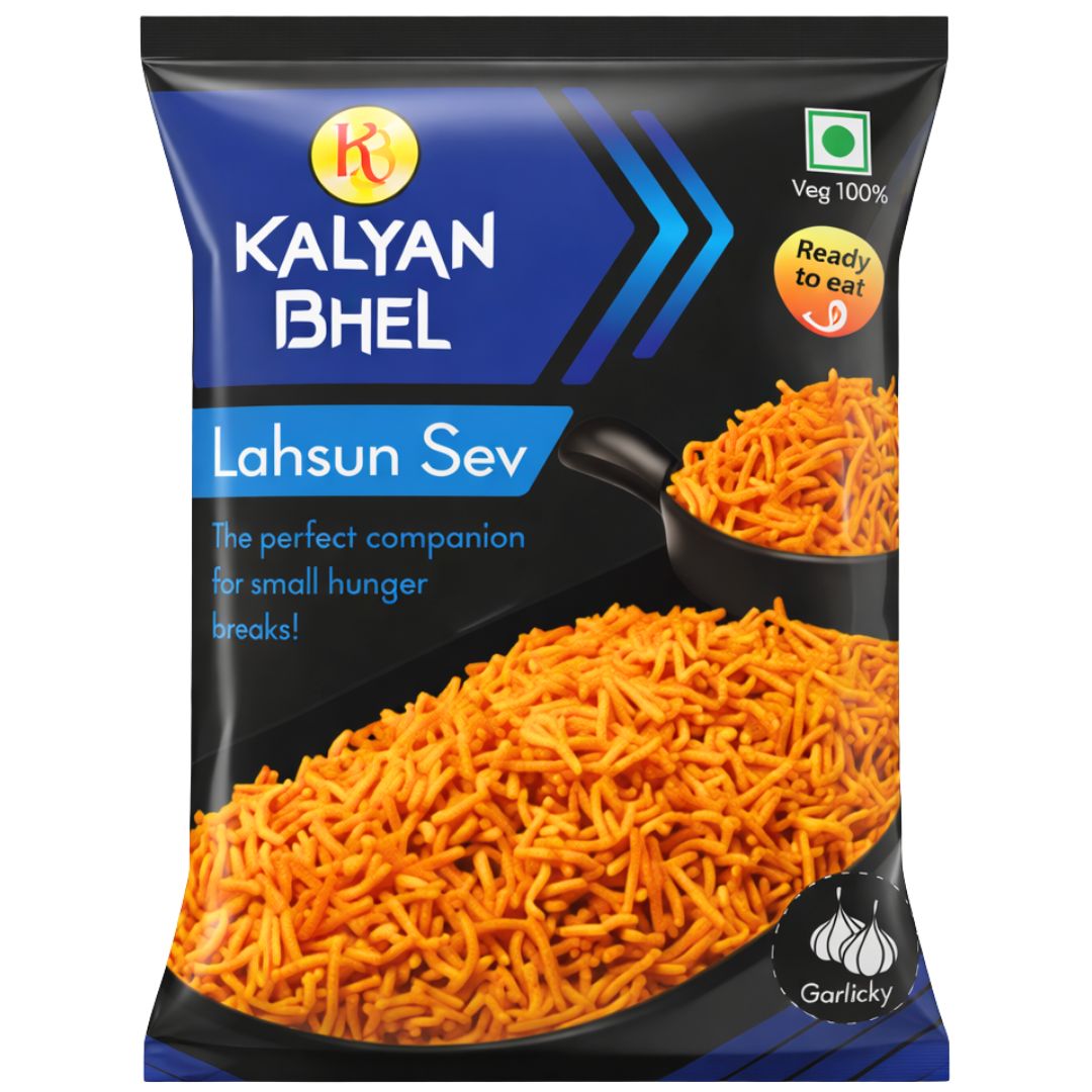 Aperitivos Lahsun (Ajo) Sev | Lahsun Sev (Garlic Sev) 250g Kalyan