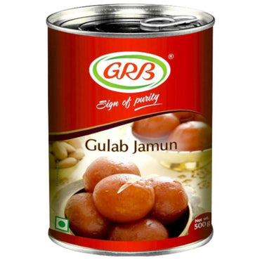 Dulce Bolas de leche frita en sirope con agua de rosas | Gulab Jamun 500g GRB