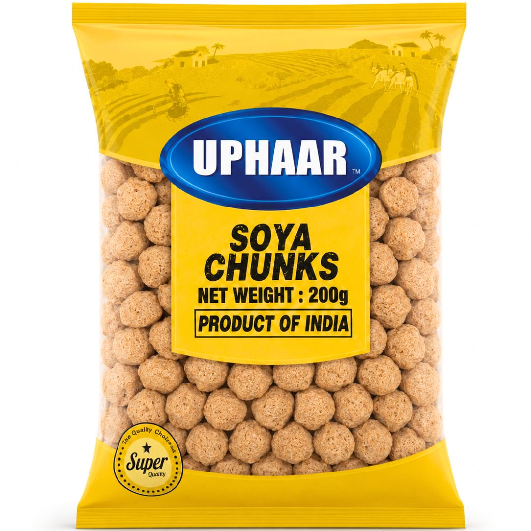 Soja Texturizada Uphaarextra gruesa | Soya Chunks 200g