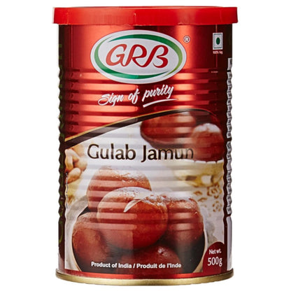 Dulce Bolas de leche frita en sirope con agua de rosas | Gulab Jamun 500g GRB