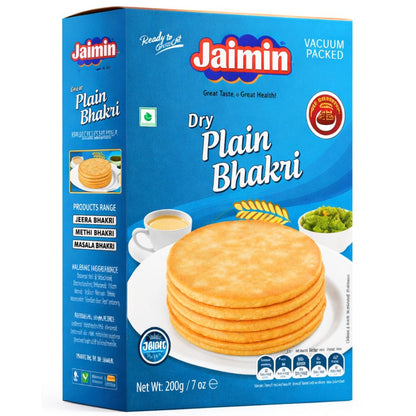 Aperitivos Plano Bhakri (Khakhra) | Dry Plain Bhakri (Khakhra) 200g Jaimin