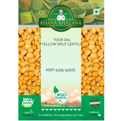 Frijol Gandul (Cajanus cajan) | Pigeon Peas | Toor dal Plain 500g Khana Khazana